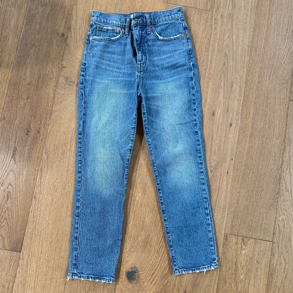 Madewell classic straight jeans